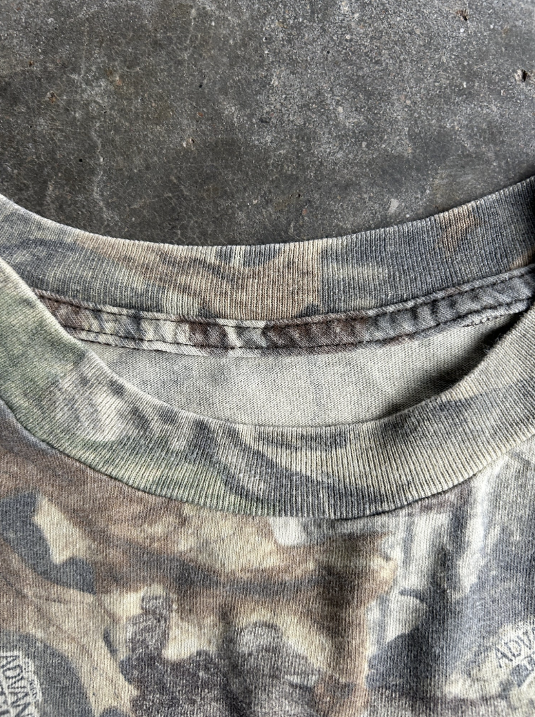 VINTAGE FADED CAMO SHIRT - L