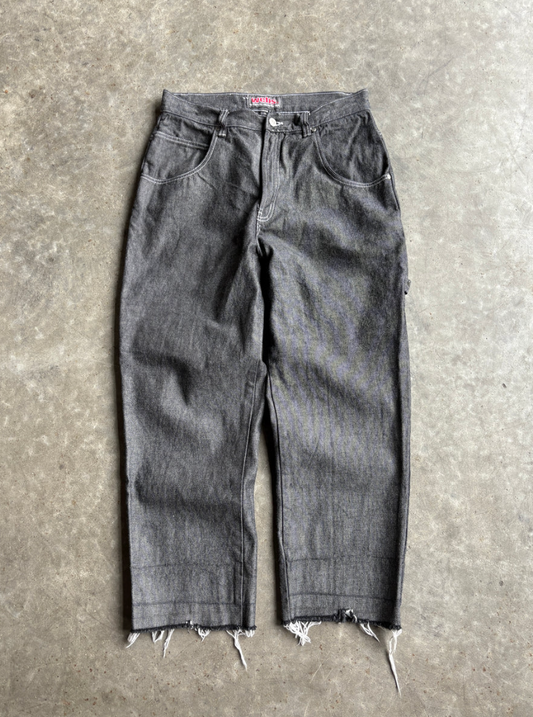 VINTAGE BLACK WEBS CARPENTER DENIM PANTS - 34
