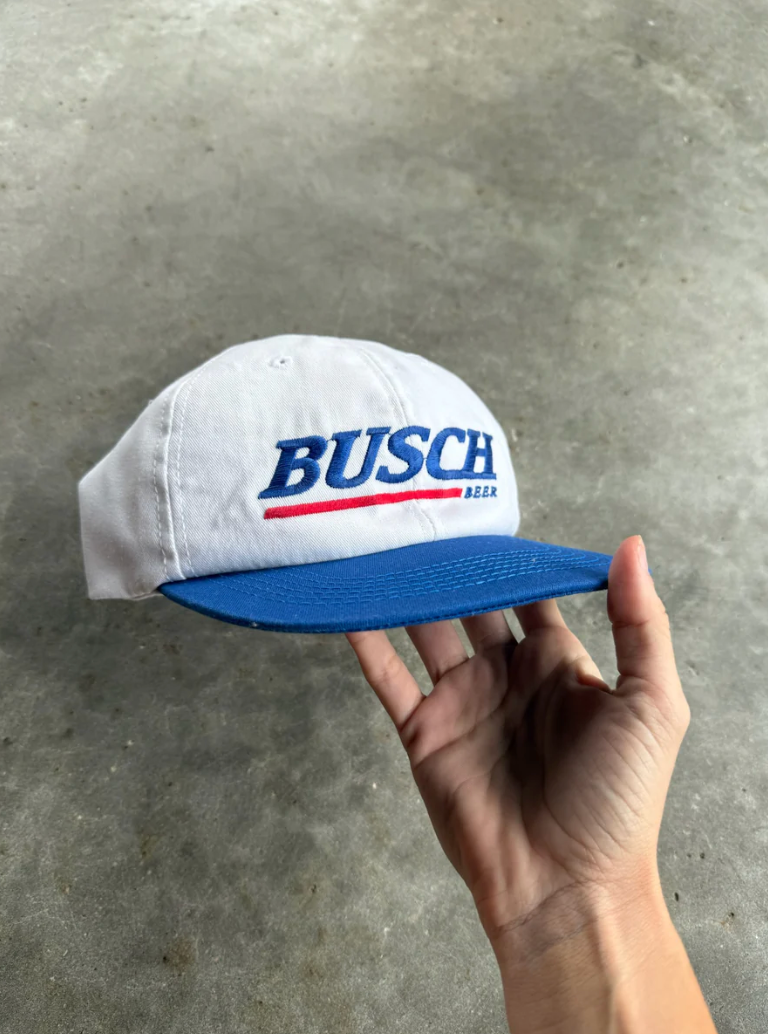 VINTAGE BUSCH BEER SNAPBACK HAT