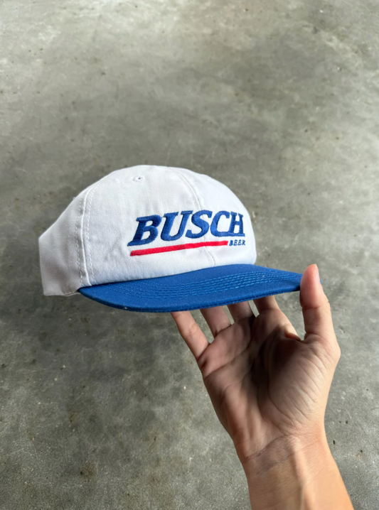 VINTAGE BUSCH BEER SNAPBACK HAT