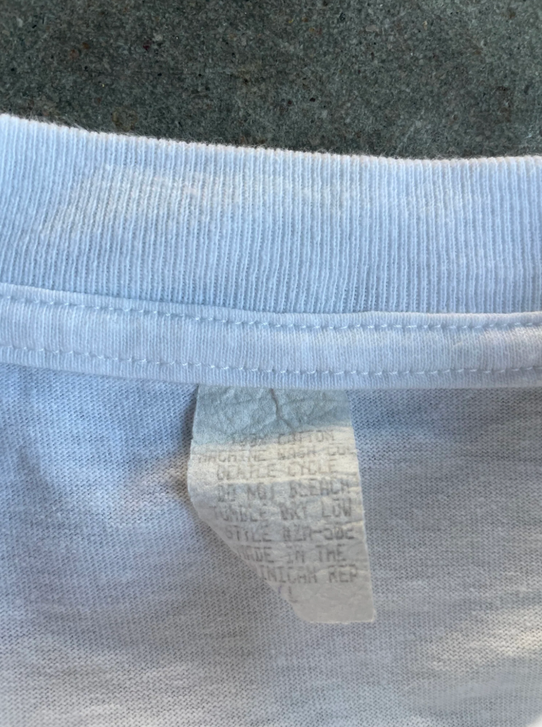 VINTAGE CROPPED PORSCHE SHIRT - XL