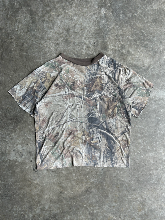 VINTAGE DISTRESSED RANGER CAMO TEE - L