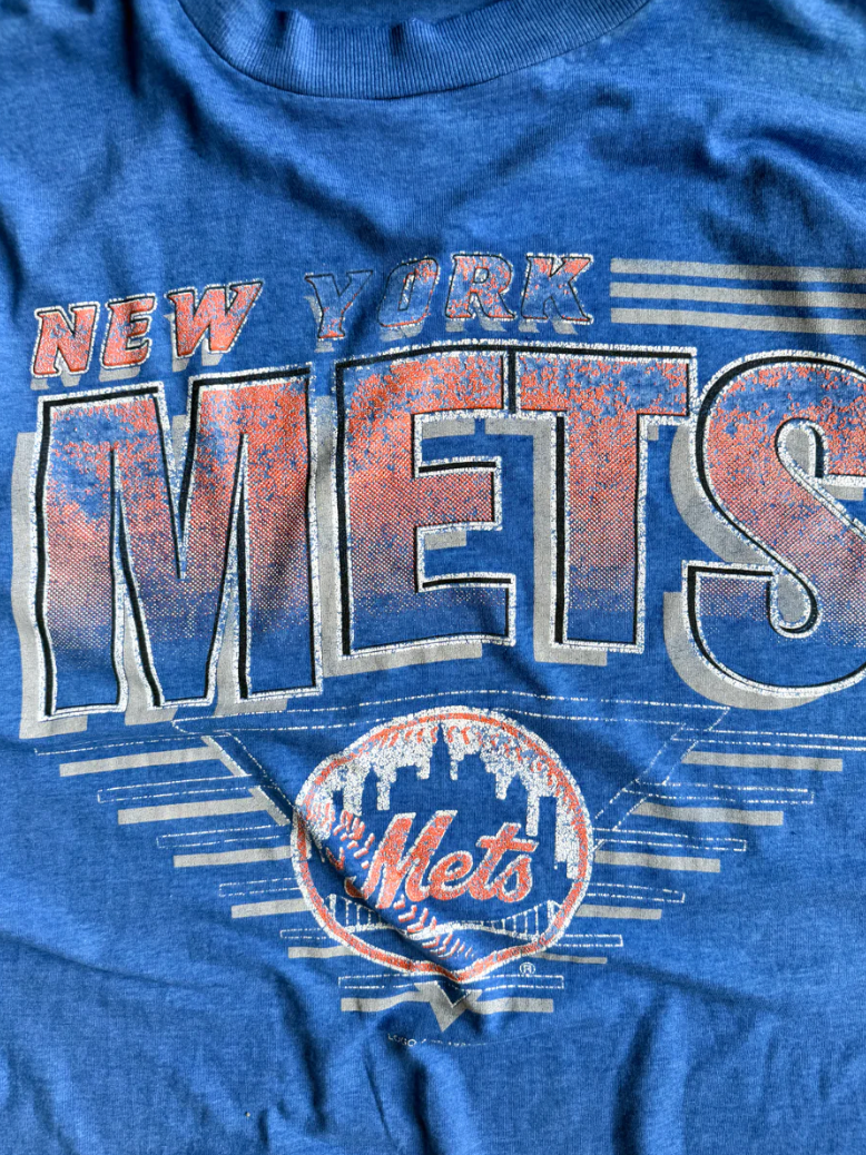VINTAGE FADED METS SHIRT - XL