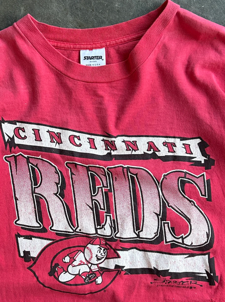 VINTAGE CINCINNATI REDS TEE - L