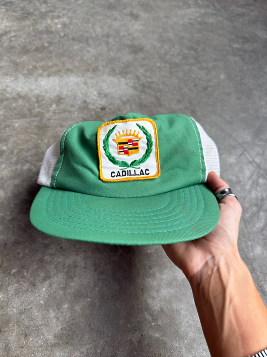 VINTAGE CADILLAC TRUCKER SNAPBACK HAT